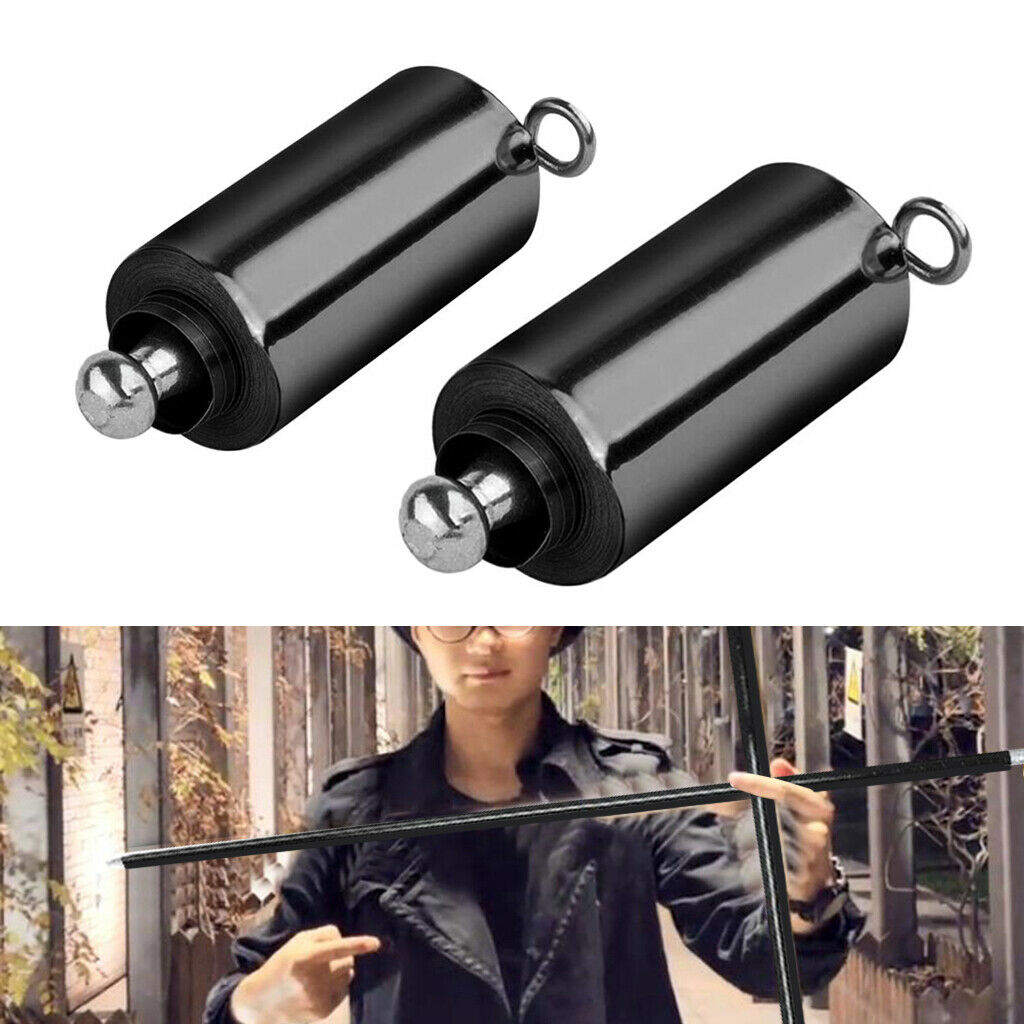 2Pcs Magic Pocket Staff Arts Close Up Magic Tricks Accessories 3.6/4.9ft