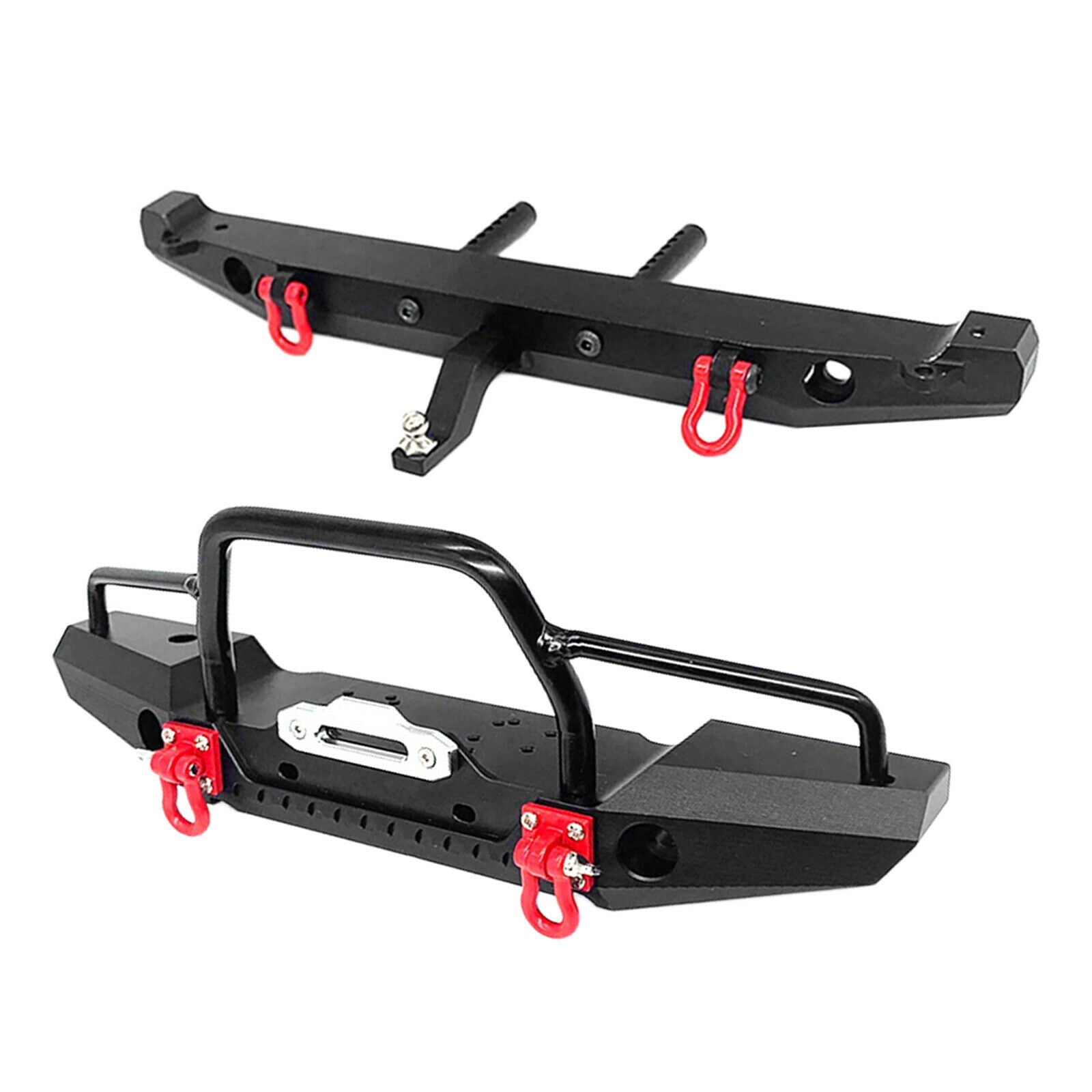 Iron Front Rear Bumper for Axial SCX10 90046 90047 1:10 RC Crawler Truck