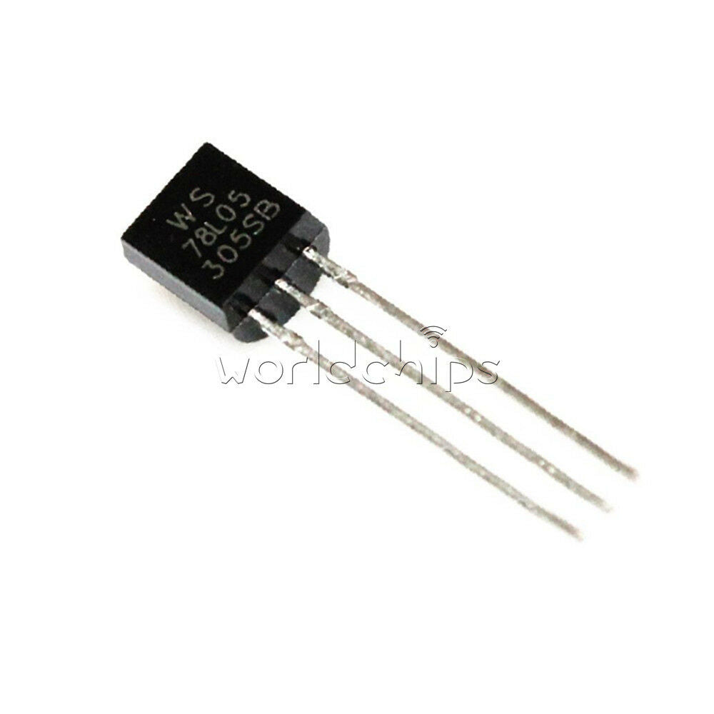 50PCS WS78L05 78L05 TO-92 5V 100mA Voltage Regulator IC