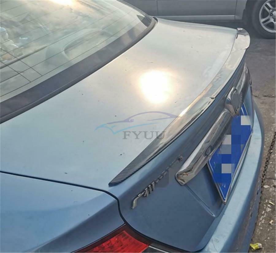 1PC 99CM Universal Carbon Fiber Color Car Trunk Spoiler Lip Wing Tail Decoration
