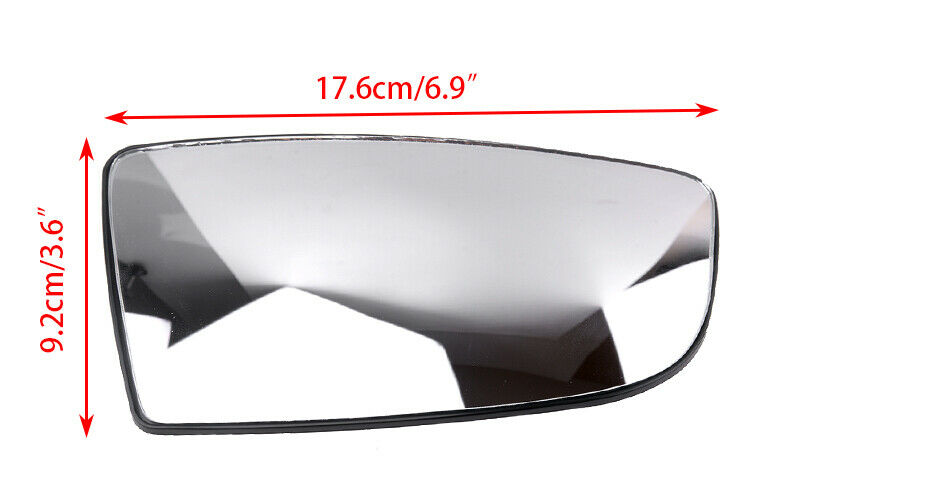 For Ford Transit MK8 2014-2020 Rear View Door Wing Mirror Glass w/ Backing Plate