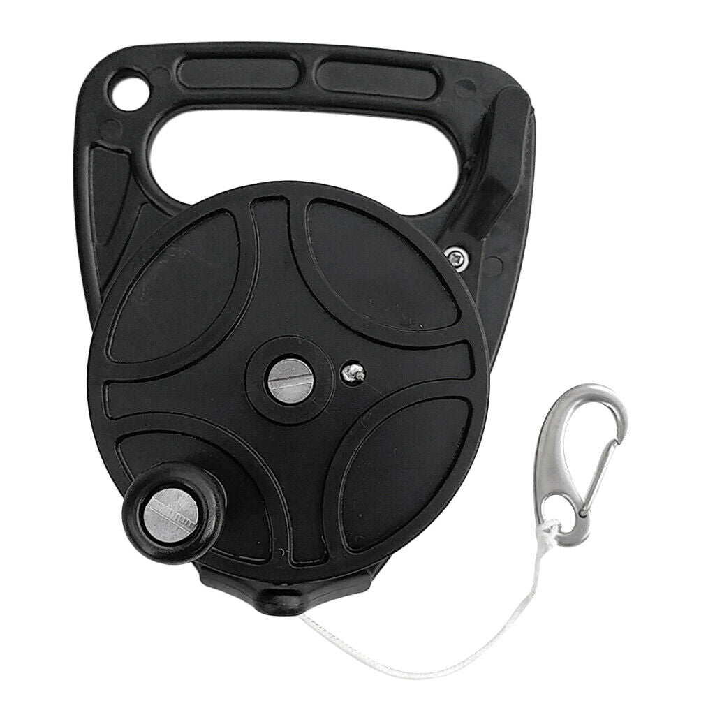 Underwater Scuba Dive Reel & Handle, Thumb Stopper, 46m Line Clip Equipment
