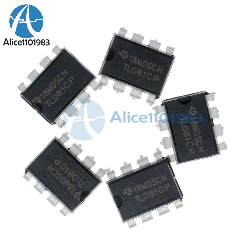 5PCS TL081 TL081CP TI IC JFET Input Operational Amplifiers DIP-8 NEW