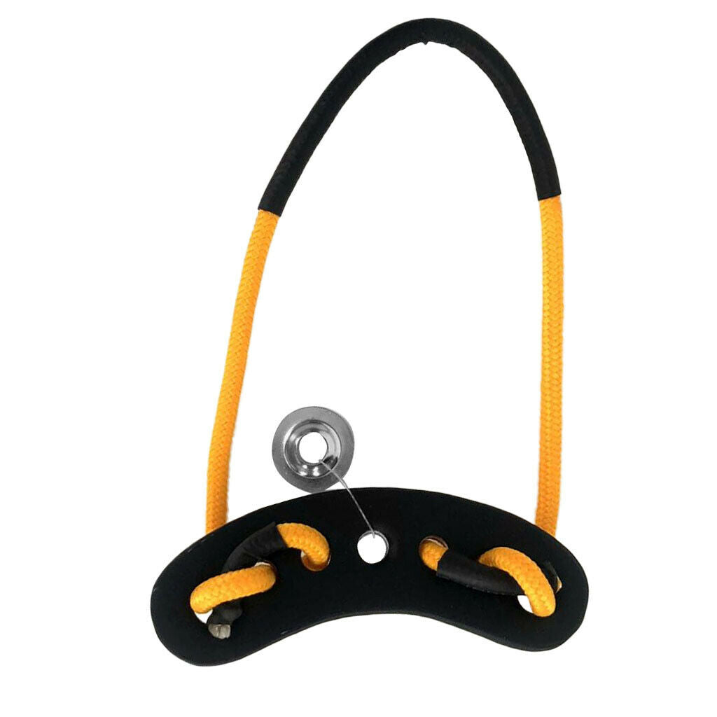 Hunting Shooting Archery Compound Bow Wrist Sling Strap with Grommet yellow