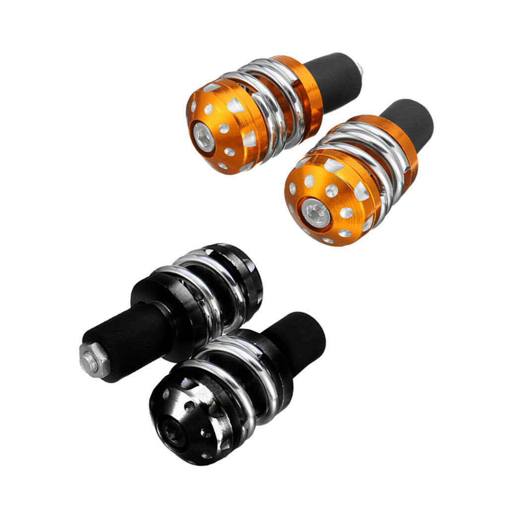4 X MOTORCYCLE 22mm 7/8 '' Anti-Vibration Handlebar Ends Cap Handle Bar