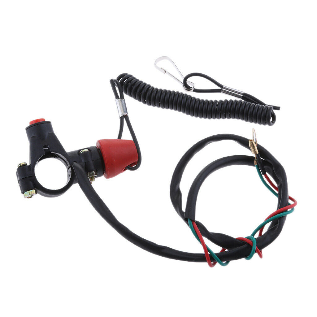 2pcs Motorcycle Boat Tether - Lanyard Emergency Kill