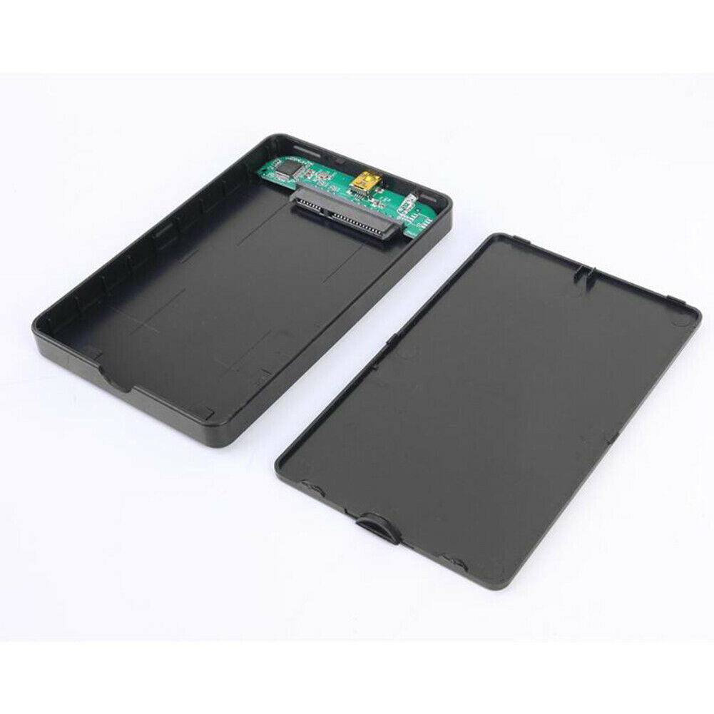 Portable USB 2.0 2.5'' SATA HDD SSD External Hard Disk Case for PC Laptop Exquis