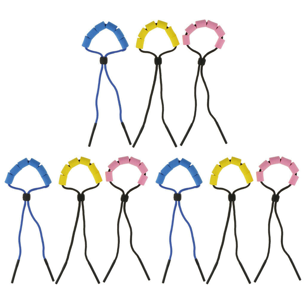 9 Pieces Non Slip Floating Eyeglass Strap Glasses Sunglasses Cords Holders