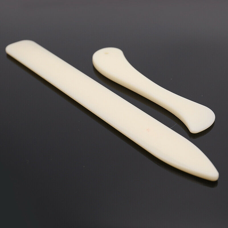 2pcs Folder Paper Creaser Tool Plastic Bone Scoring Folding Creasing DIYUSB GR