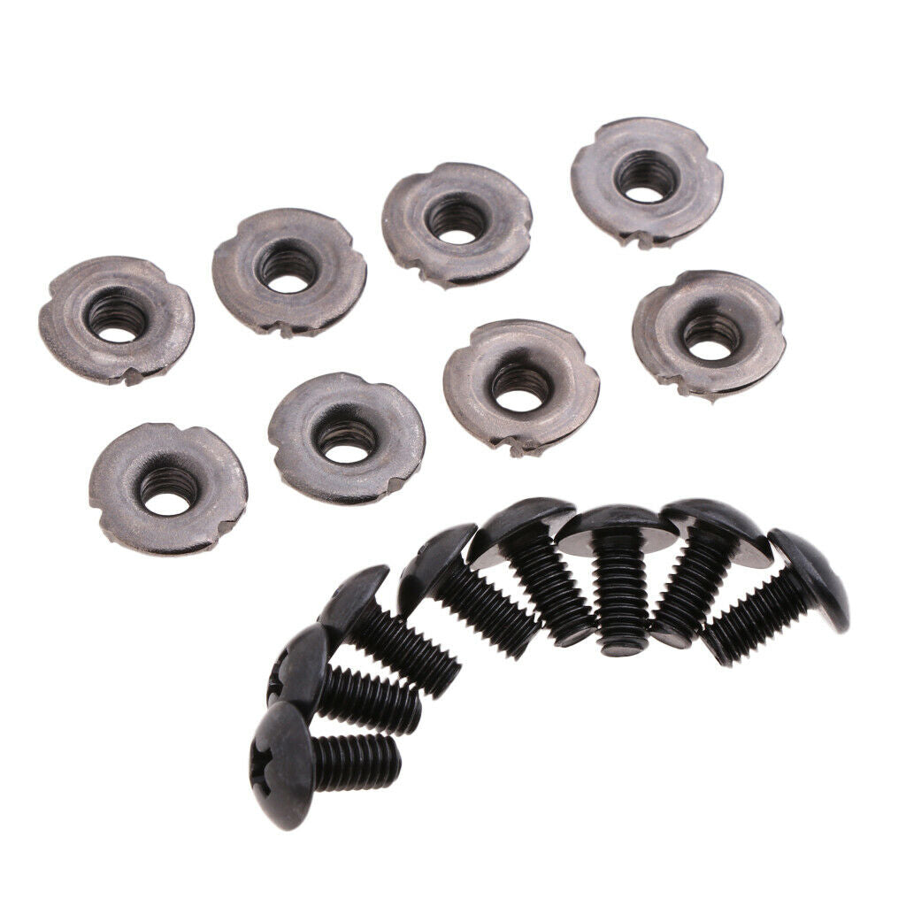 2X 8 Pairs Alloy Inline Skates Screws Nut Bolts Roller Skate Replacement Parts