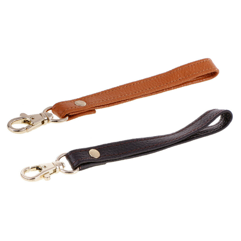 Pack of 2 Leather Replacement Wrist Strap for Clutch Wristlet Phone Case
