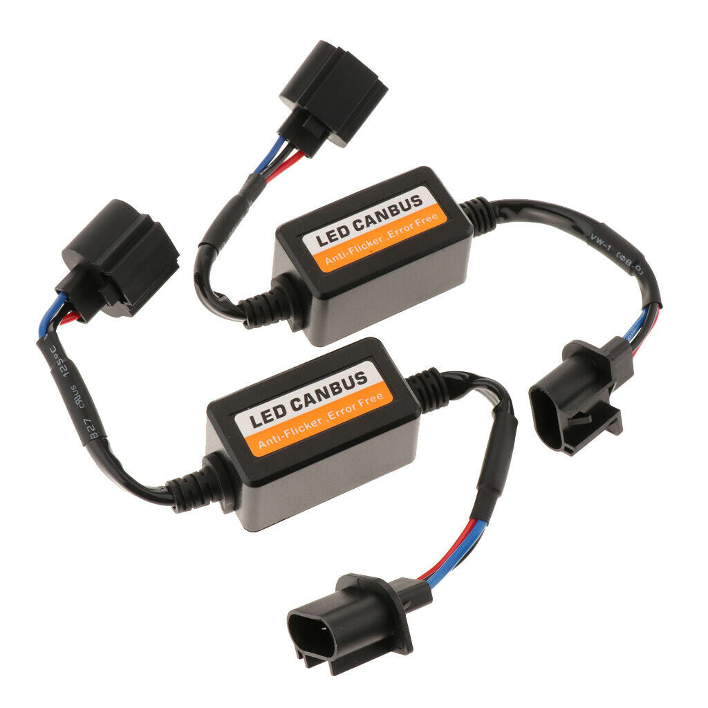 H13 LED Headlight Canbus Error Free Anti Flicker Resistor Canceller Decoder