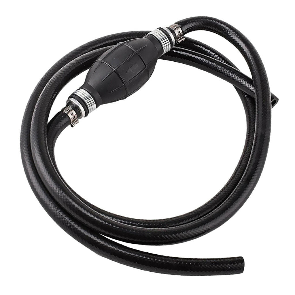 10mm 3/8" Braided Fuel Line Hose Outboard Primer Bulb for Marine Boat New