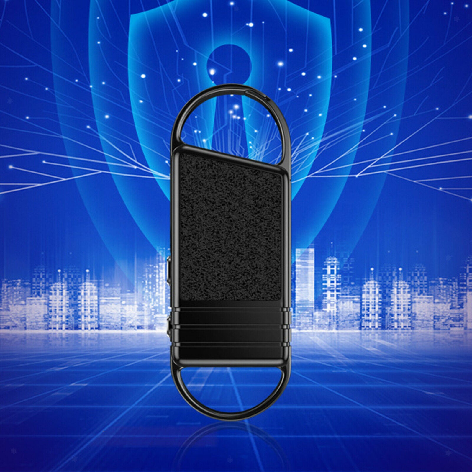 Wearable Keychain Voice Recorder Mini 130mAh 8GB for Meeting Interview Home