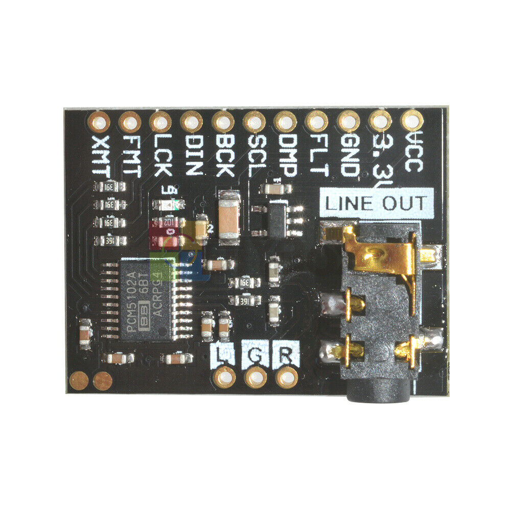 I2S PCM5102A DAC Decoder 32bit Player Module ES9023 PCM1794 For Raspberry Pi New