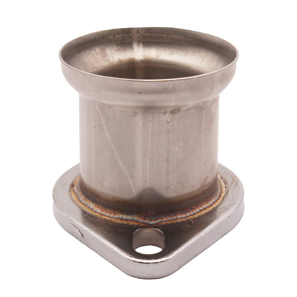 Stainless Steel Pipe to 2.5"inch 2 bolt Reducer Downpipe Turbo Exhaust