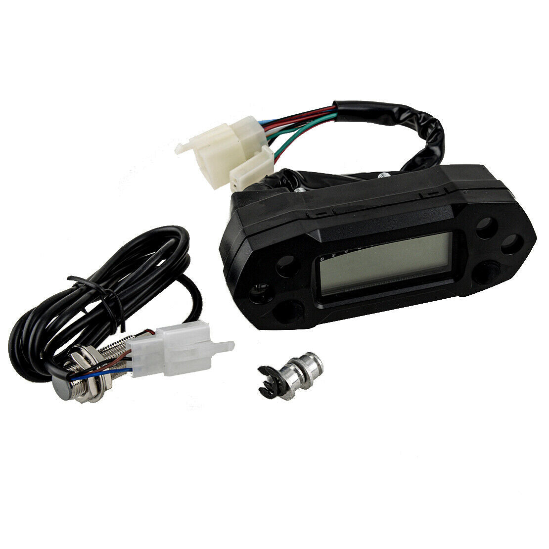 Mini LCD Digital Speedometer Tachometer Odemeter Meter Display Motorcycle Best