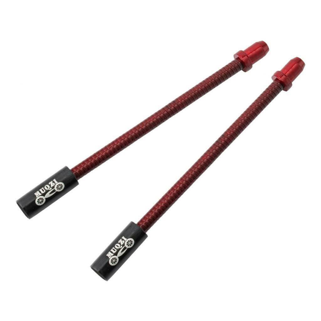 4 Pack Flexible Brake Noodle Bike V Brake for Mountain Road Bike Blue+Red