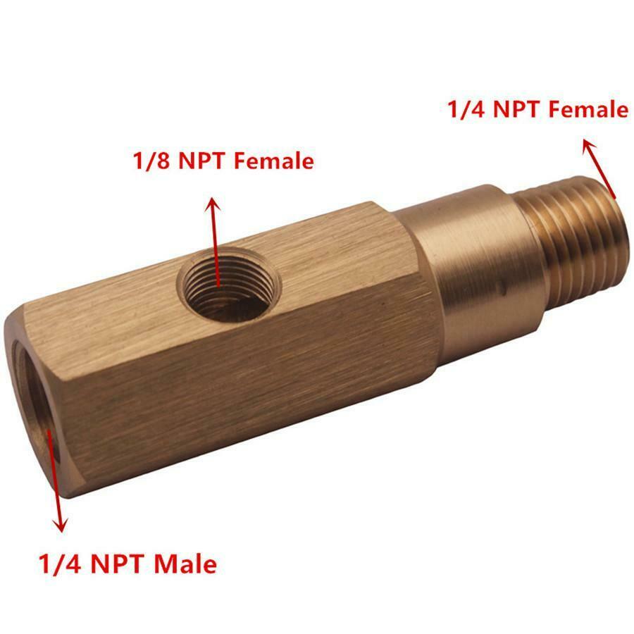 Oil Pressure Gauge Adapter 1/4 NPT Sender For Ford Falcon BA BF FG 4.0 & V8