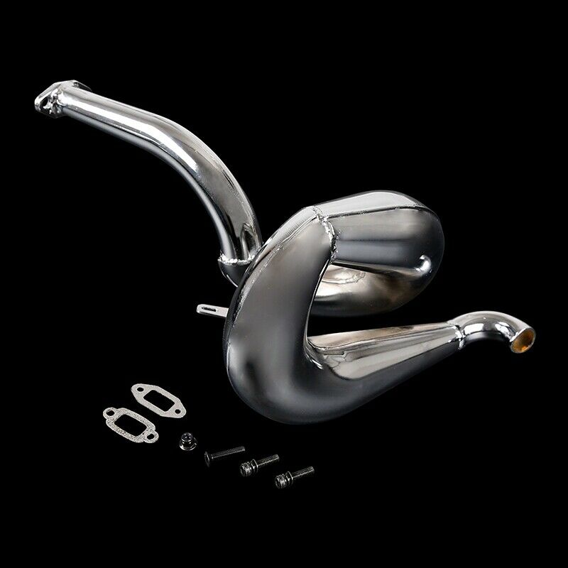 Below 71CC Engine Exhaust Pipe Kit for 1/5 HPI ROFUN BAHA ROVAN KM BAJA LOSI 5E7