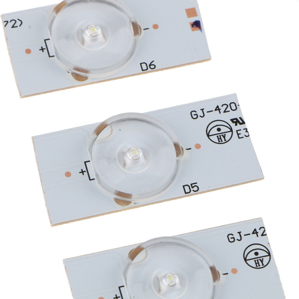 20pcs 6V SMD Lamp Beads with Optical Lens Fliter for 32-65" LED TV Repair