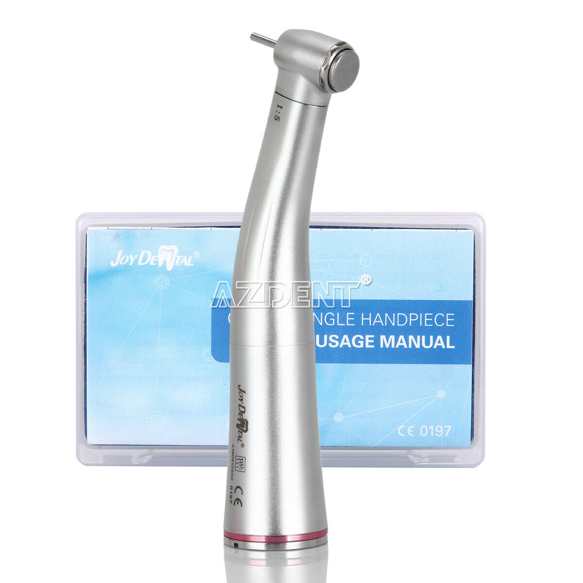 Dental 1:5 increasing Contra Angle Handpiece Push Compatible Fit E-type Motor