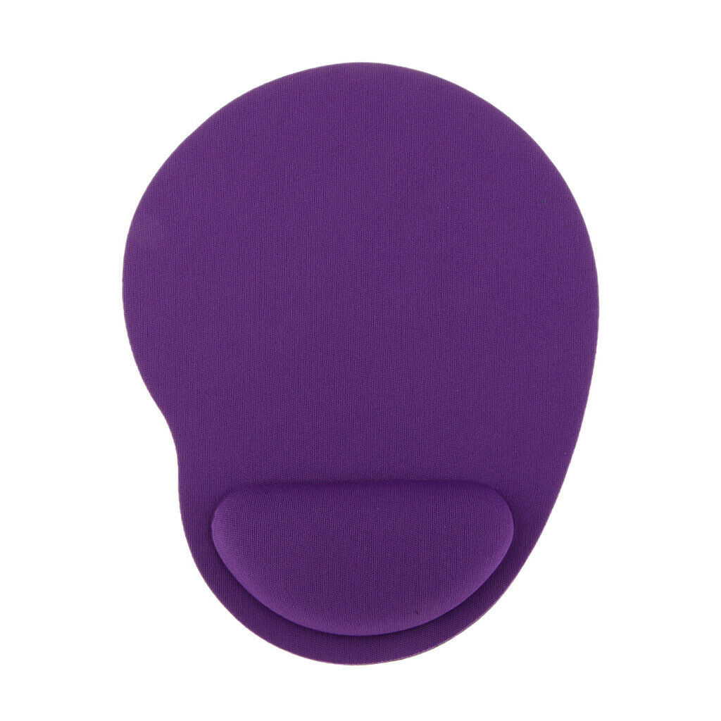 4Pcs Desktop NoteBook Purple Rest Support Mouse Game Pad Gel Funny