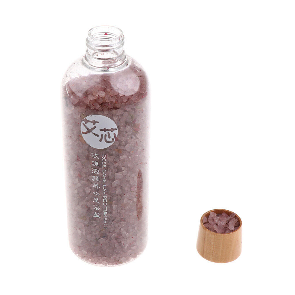 420g Pedicure Foot Soak Callus Hard Dead Skin Remover Bath Salt Rose