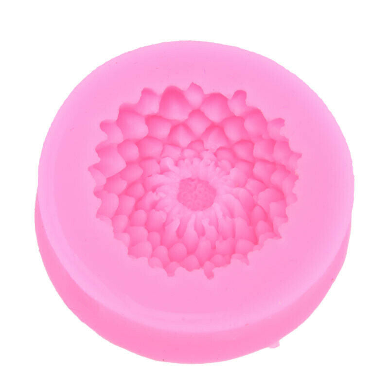 Chrysanthemum Handmade Soap Mold Flower Cake Silicone Molds Chocolate Mou.l8