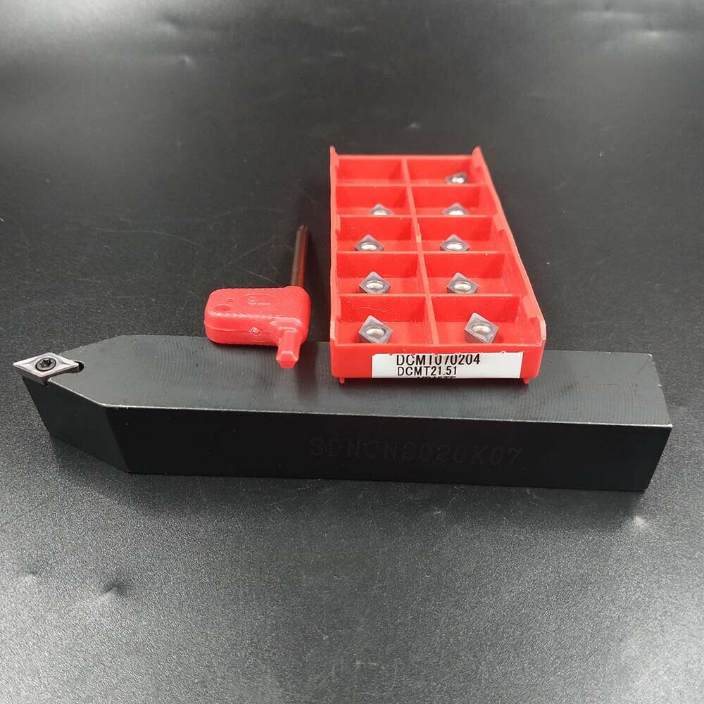 SDNCN2020K07 Lathe External Turning Tool Holder+DCMT070204 BP1125 Turning insert