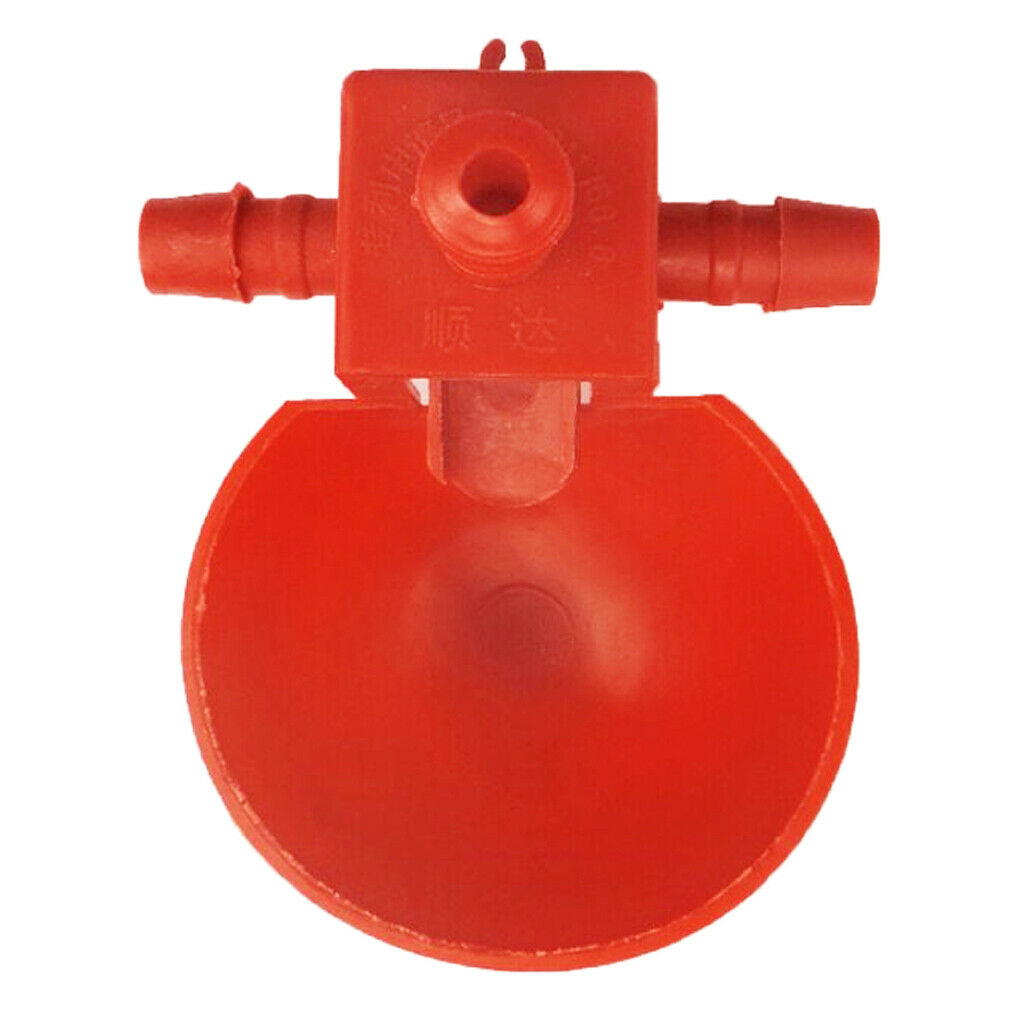 10Pcs Poultry Water Drinking Plastic Chicken Automatic Drinker For Poultry