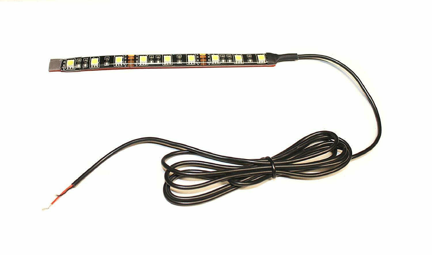 LED License Plate Strip 12v White Light Waterproof Motorcycle Flush Clear Bright