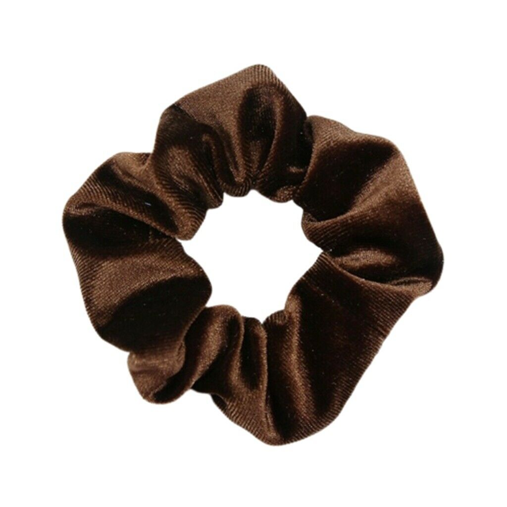 50Pack Velvet Scrunchies Mixed Hair Band Rubber Hair Tie Ponytail Holder
