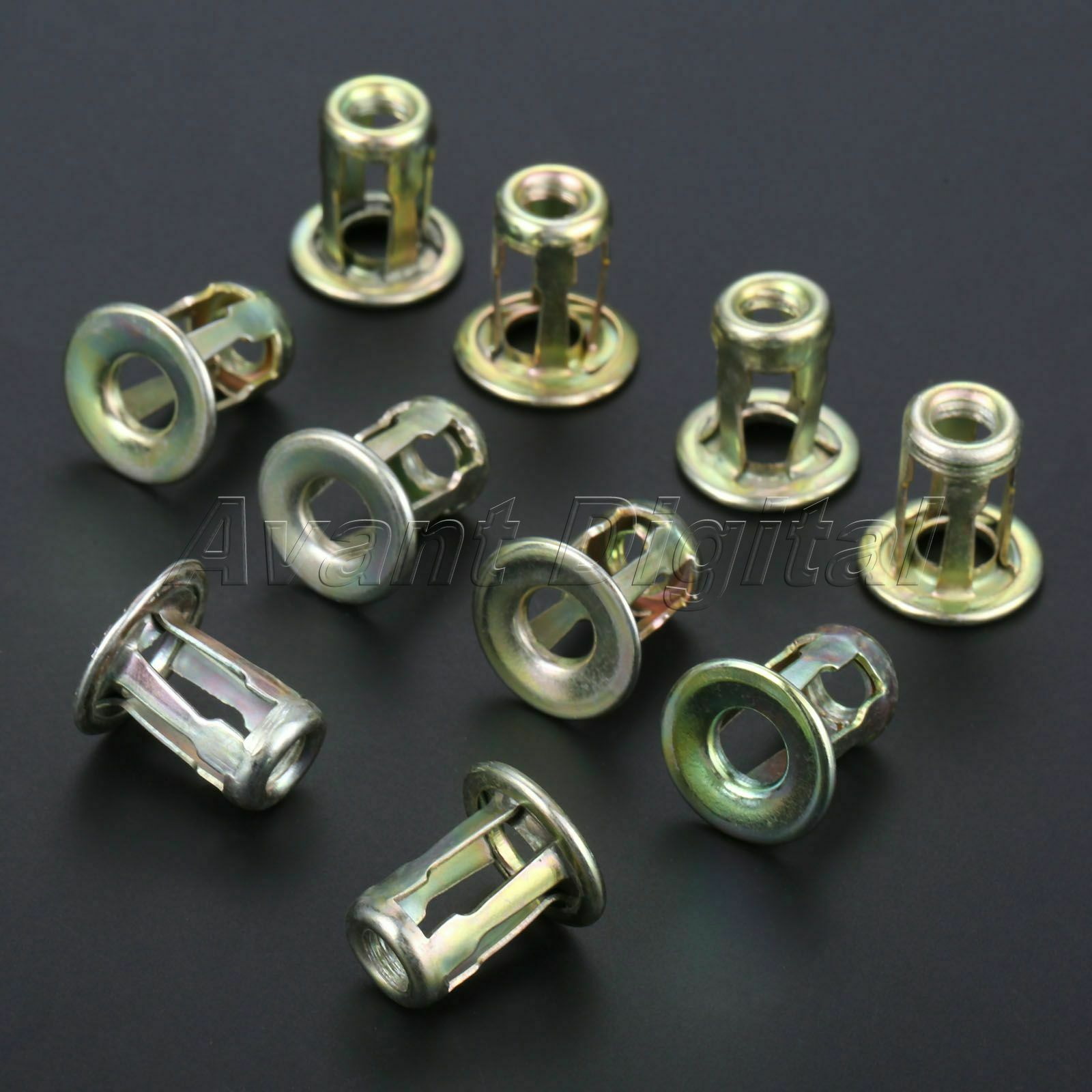 10x Car Back License Plate Install Fasteners Clips Fit for  Santana Universal