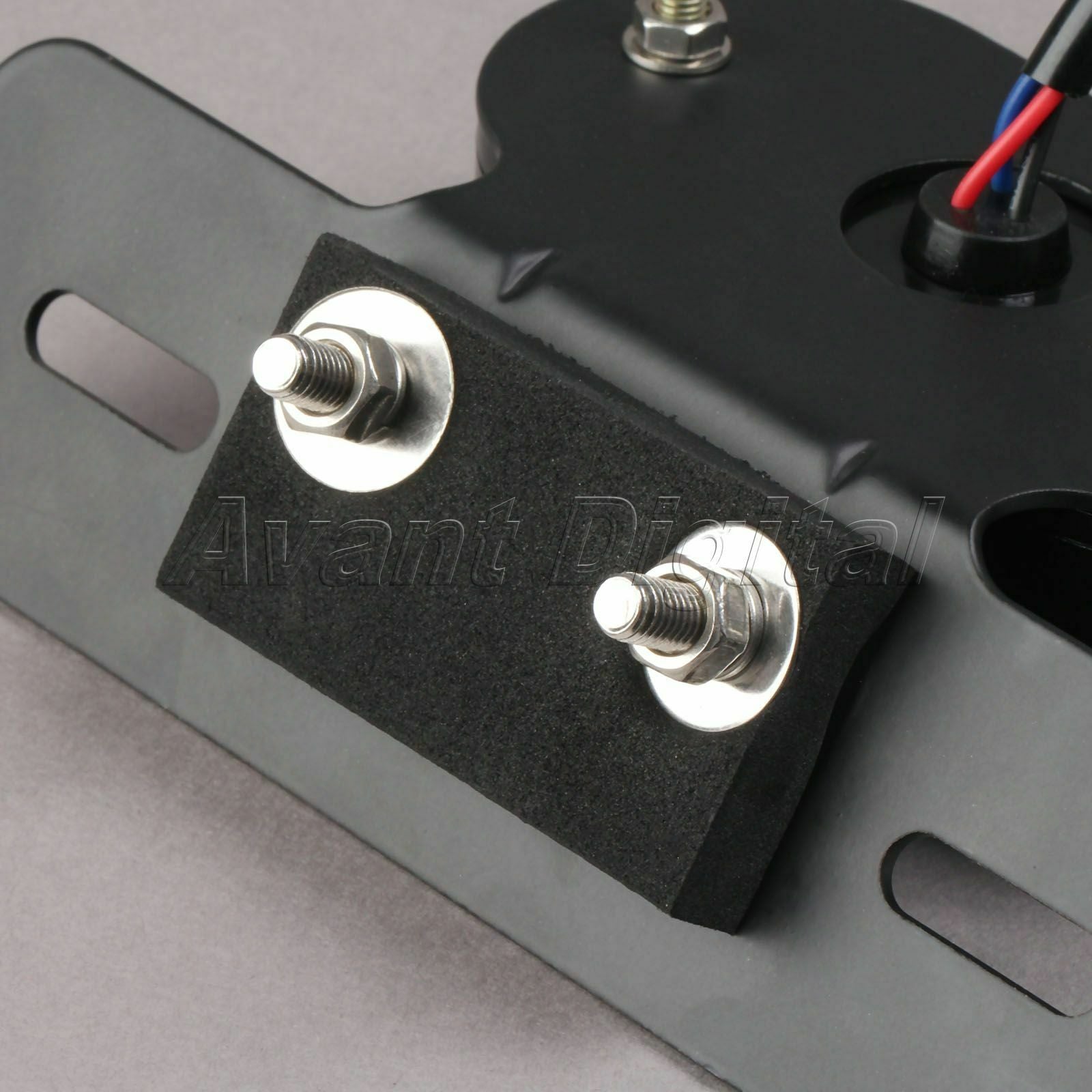 Motorcycle LED Twin Dual License Plate Tail Brake Turn Signal Integrated Light