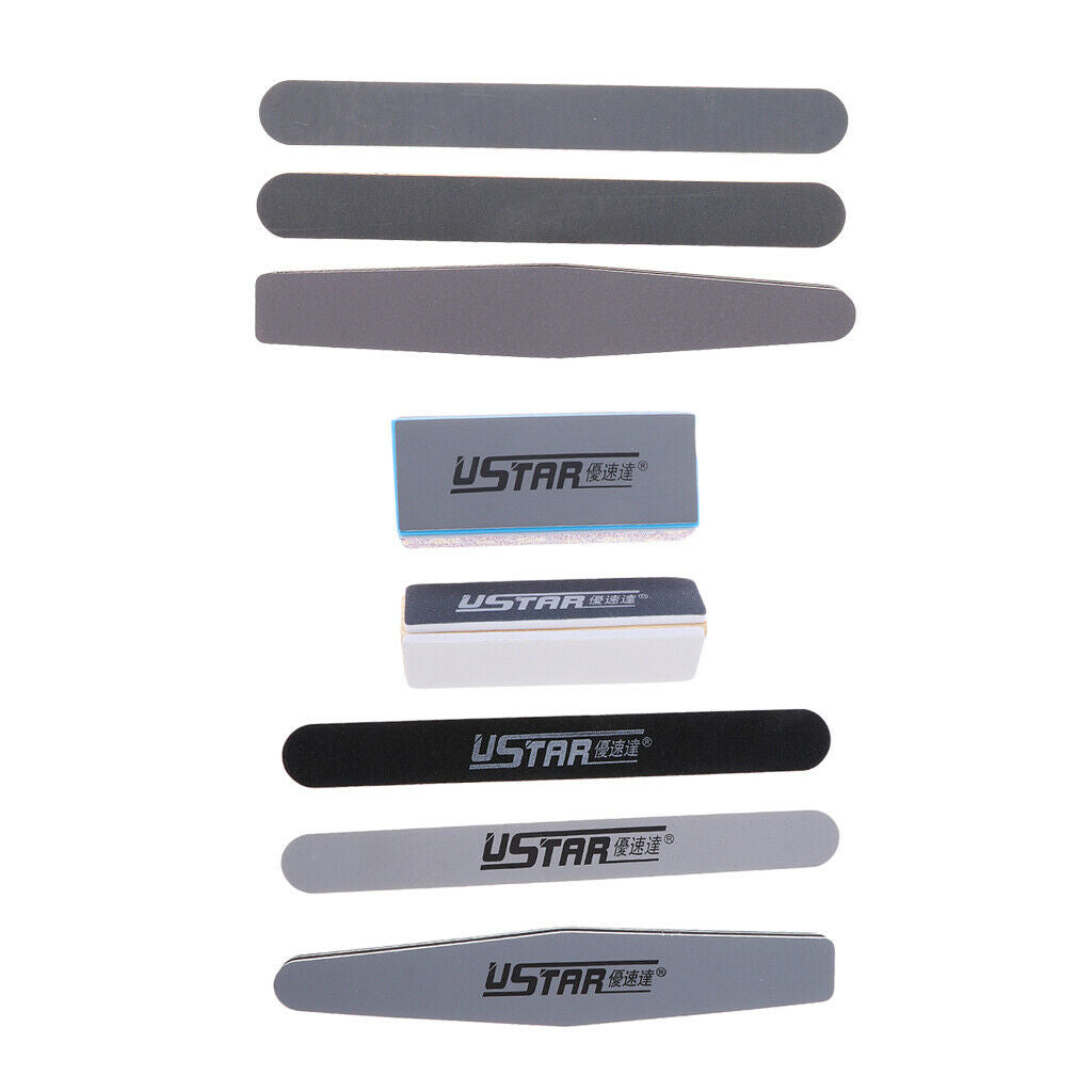 11 Pieces Sanding Files Manicure Nail Art UV Gel Polisher Buffer Tool Kit