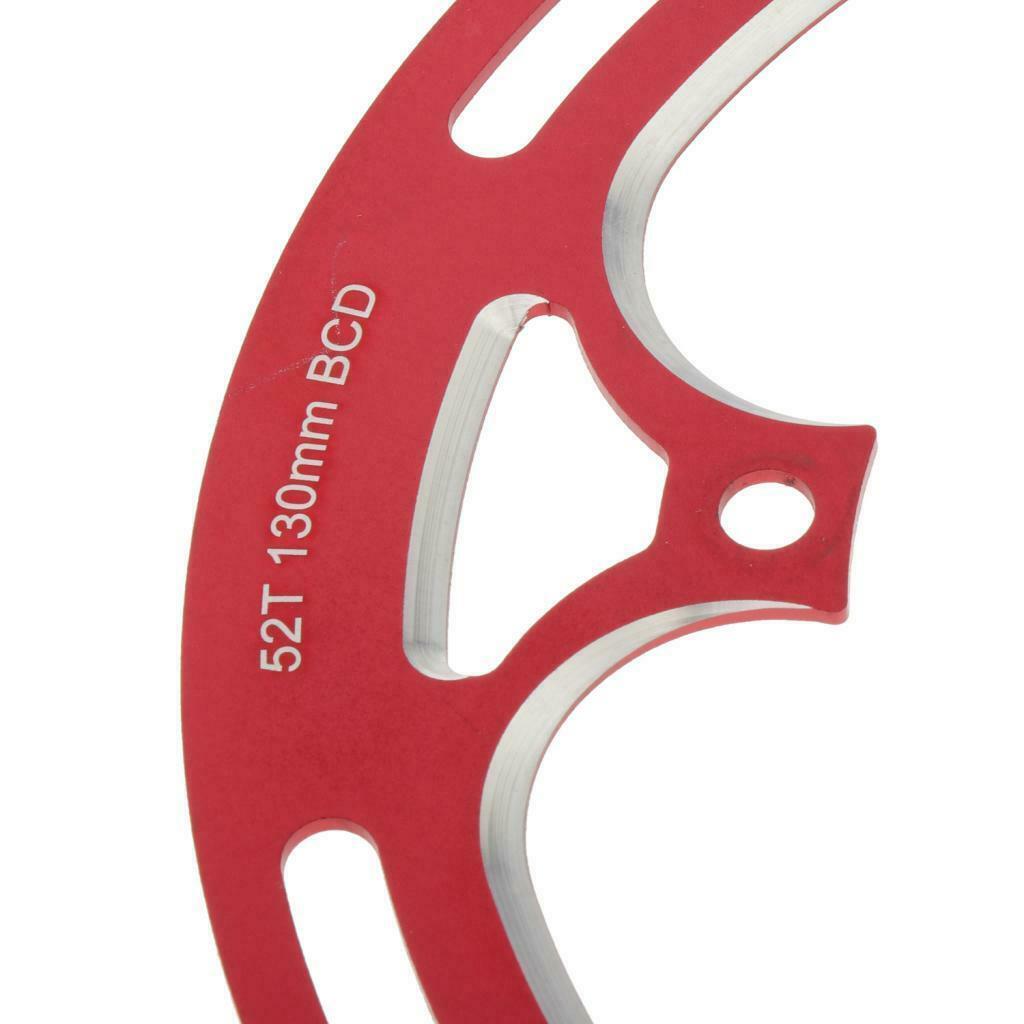 Folding Bike MTB Bicycle Chainwheel 52/53T Plate Single Chainring 130BCD Red