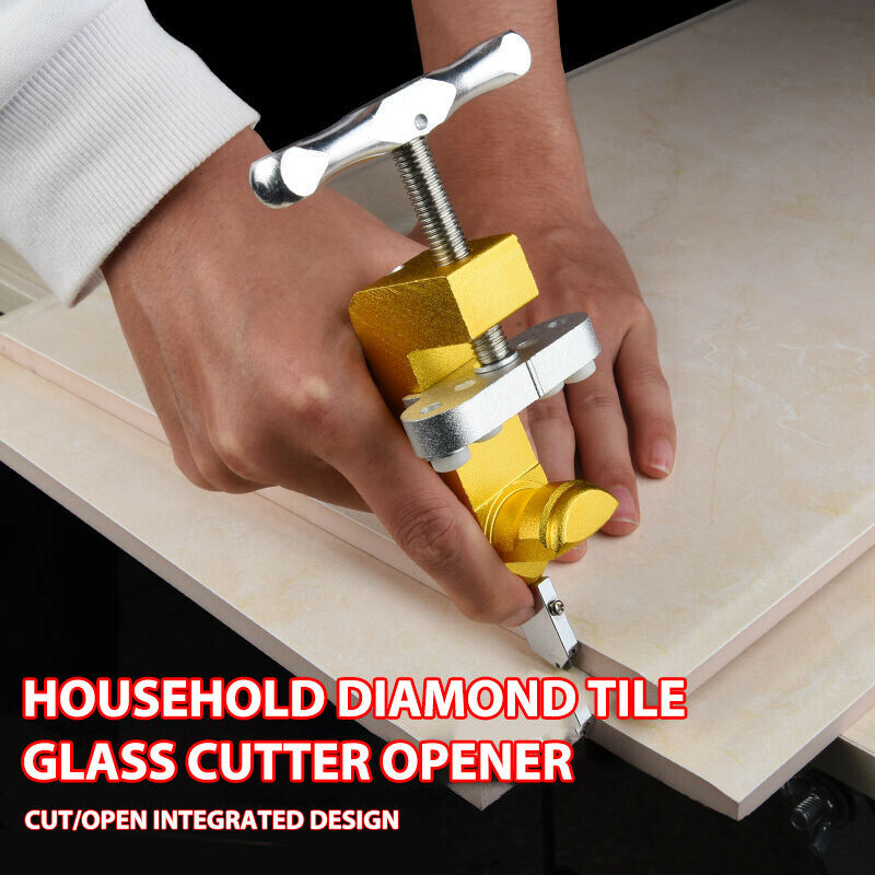 Professional Handheld oil-filled diamond glass tile cutter Function 2 in 1 To KX