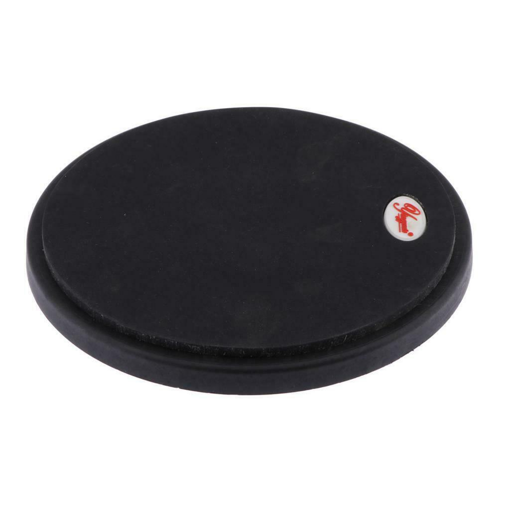 Silicon Rubber Drum Practice Pad 10 inch Size for Beginners Black