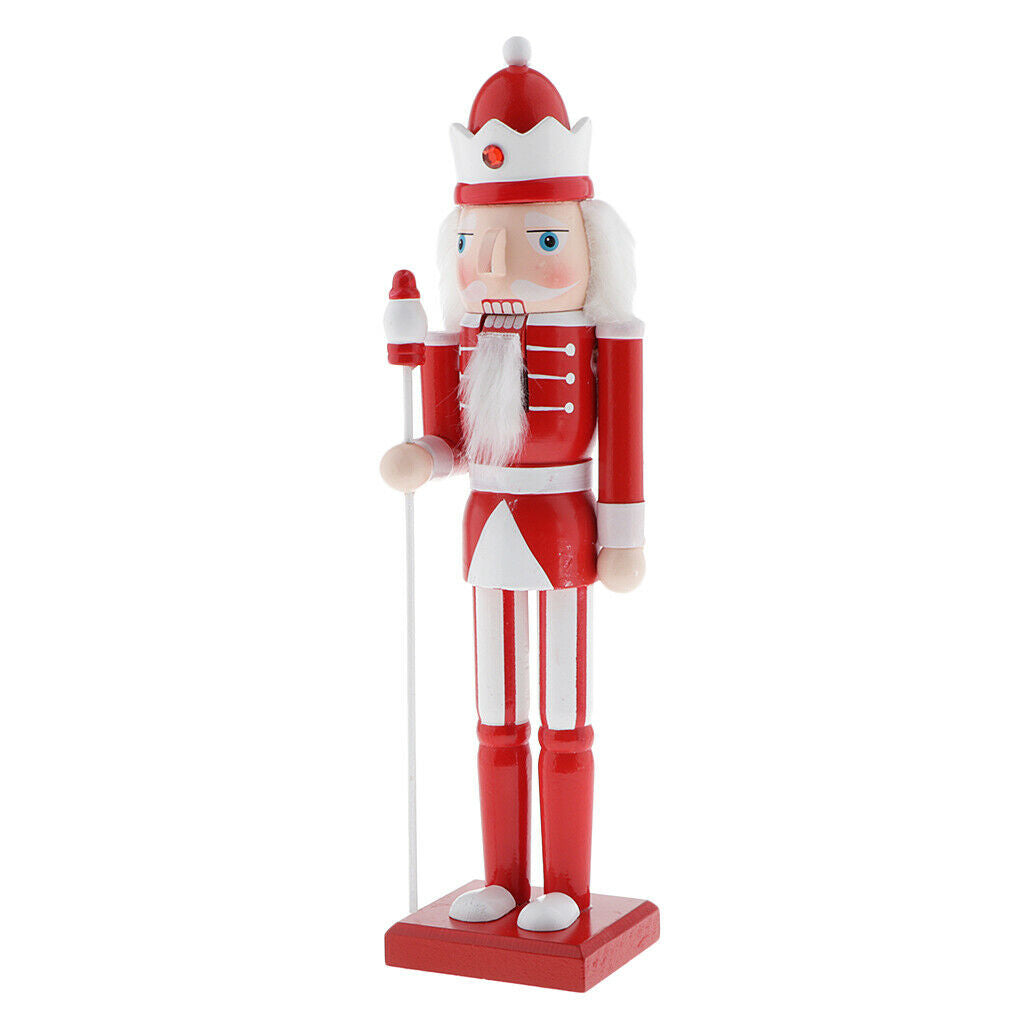 Nutcracker Christmas Ornament Kids Present Puppet 30cm SB58351 King,B