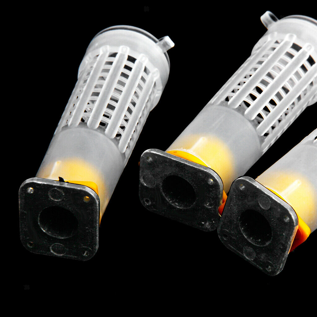 50x Beekeeping Queen Bee Hair Roller Cages +Cell Cup Holder and Cell Fixture