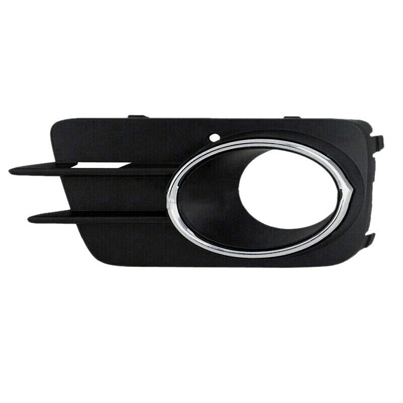 4X(Car Chromed  Front Lower Bumper Fog Light Grille Cover for  2010-2012 F2E1)