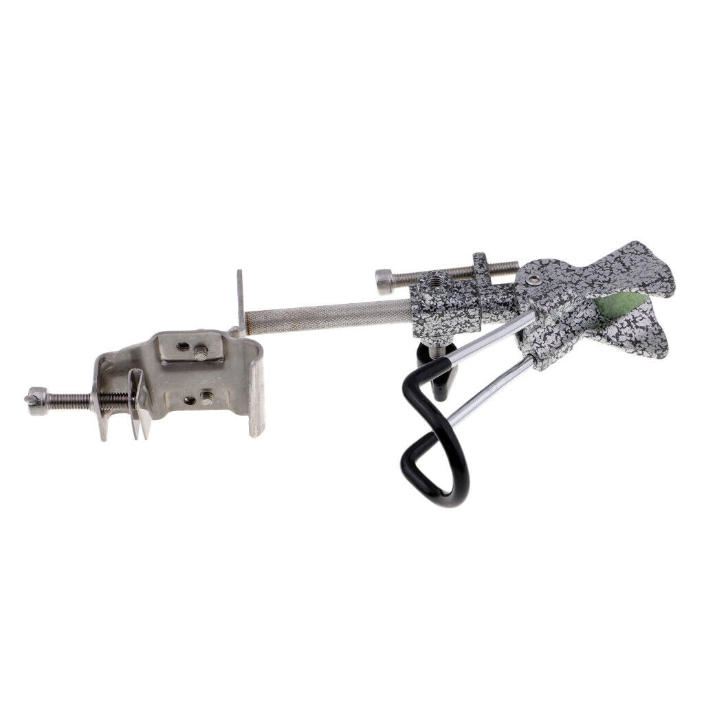 Fishing Boat Rods Holder with Clamp Opening Single Rod Holder