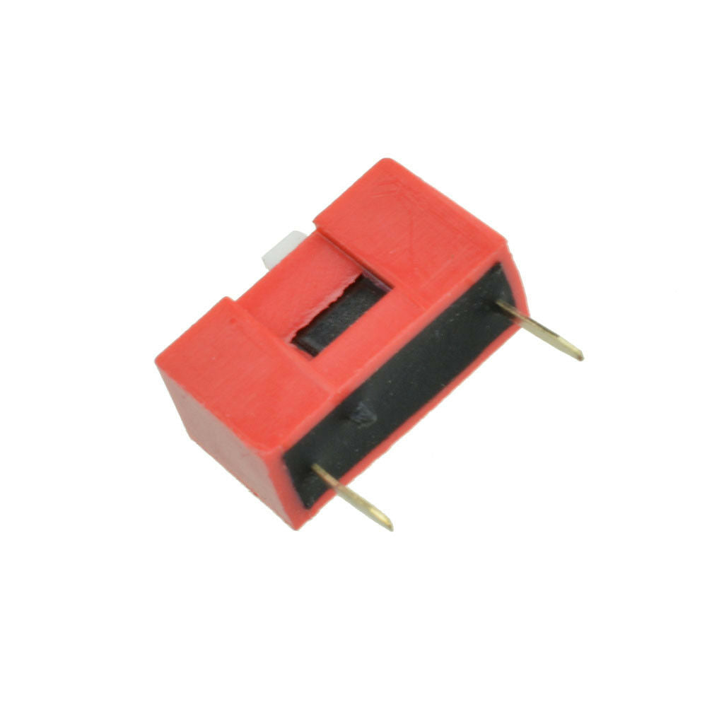 50pcs Red 2.54mm Pitch 1 Position Way 1-Bit Slide Type DIP Switch Module