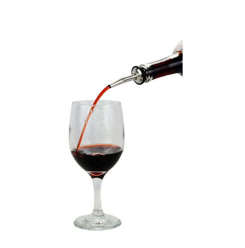 Stainless steel Olive Oil Pourer Dispenser Spout Glass Bottle Pourer Hot 4.l8