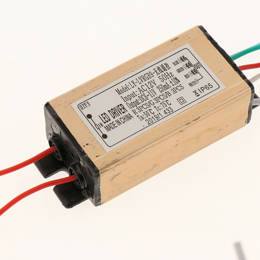 AC12-24V 3-18W Remote Control RGB Underwater Light Driver Power Supply