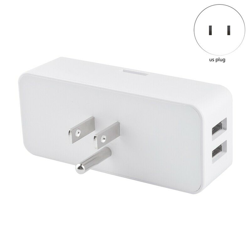 Smart WiFi Socket with Dual USB Remote Control App Control Voice Control TimerX1