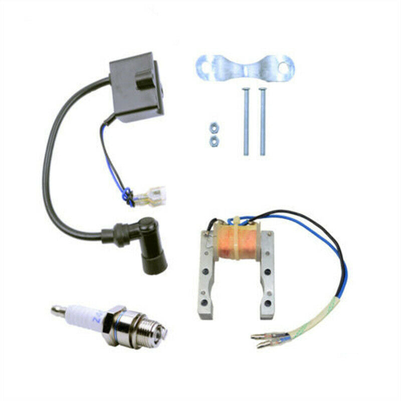 Magneto Stator Ignition Coil CDI Spark Plug For 49cc-80cc Motorized Push Bike