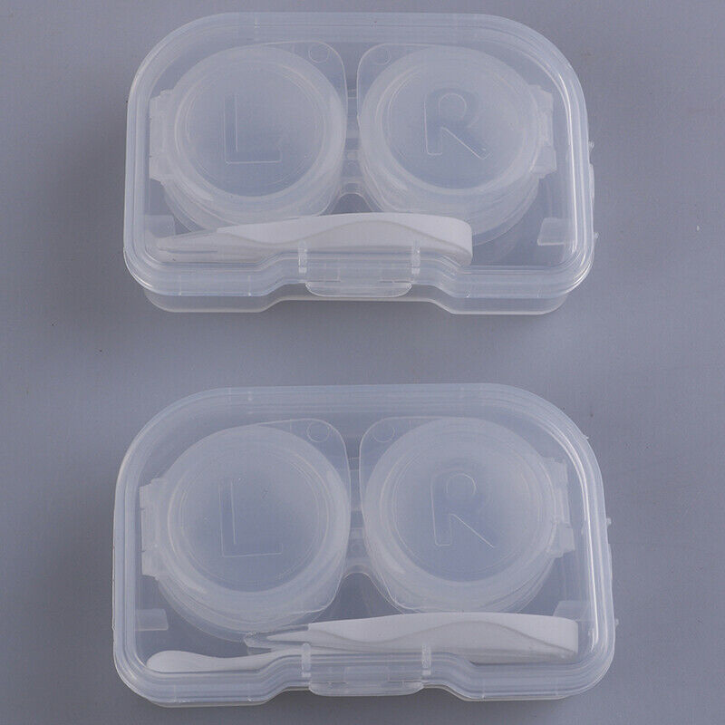 Invisible glasses Box Holder Container Case Soak Storage Eyecare Kit ToolsS_DD