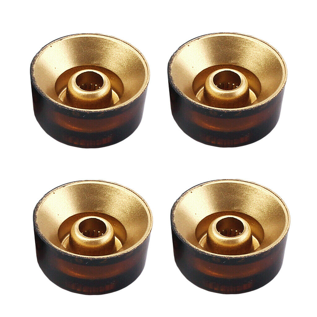 4pcs Acrylic Electric Guitar Volume Tone Knobs for LP SG Style Guitar Parts,